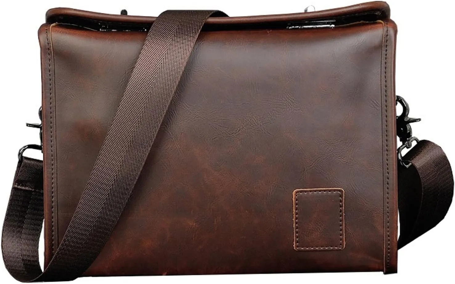 Casual Retro Shoulder Messenger Double Twist Lock Design Trend Bags Briefcase Crossbody Bag