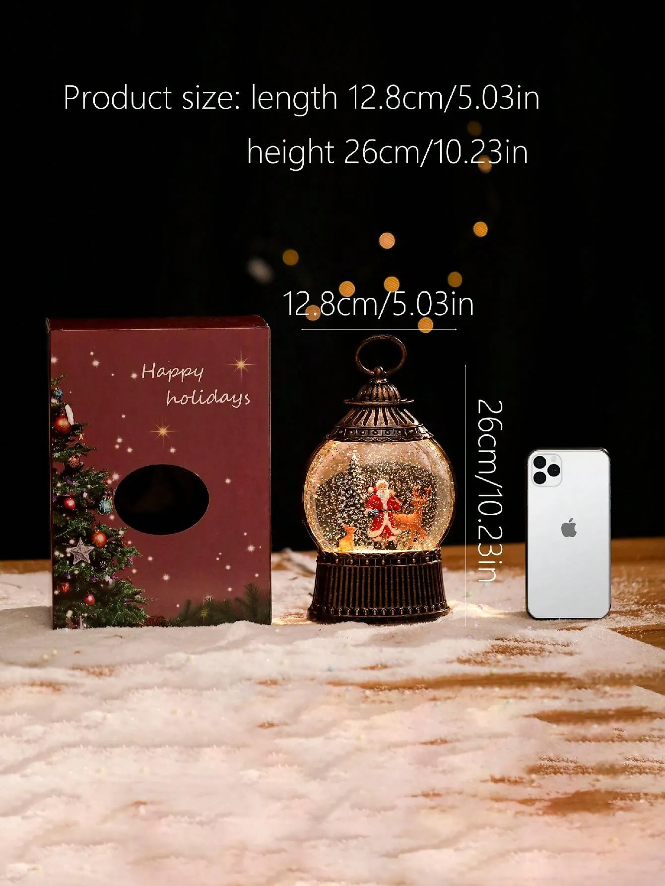 christmas inflatable snow globe|1 Pc Christmas Lantern, Christmas Snow Globe
