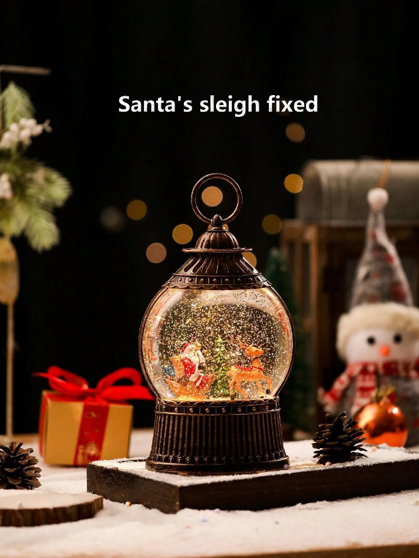 christmas inflatable snow globe|1 Pc Christmas Lantern, Christmas Snow Globe