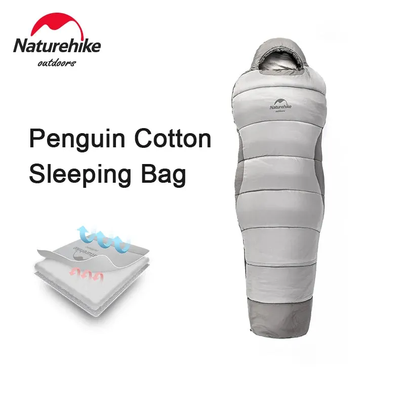 Cotton Sleeping Bag for Camping - Portable, Thickened, Warm & Cold Resistant