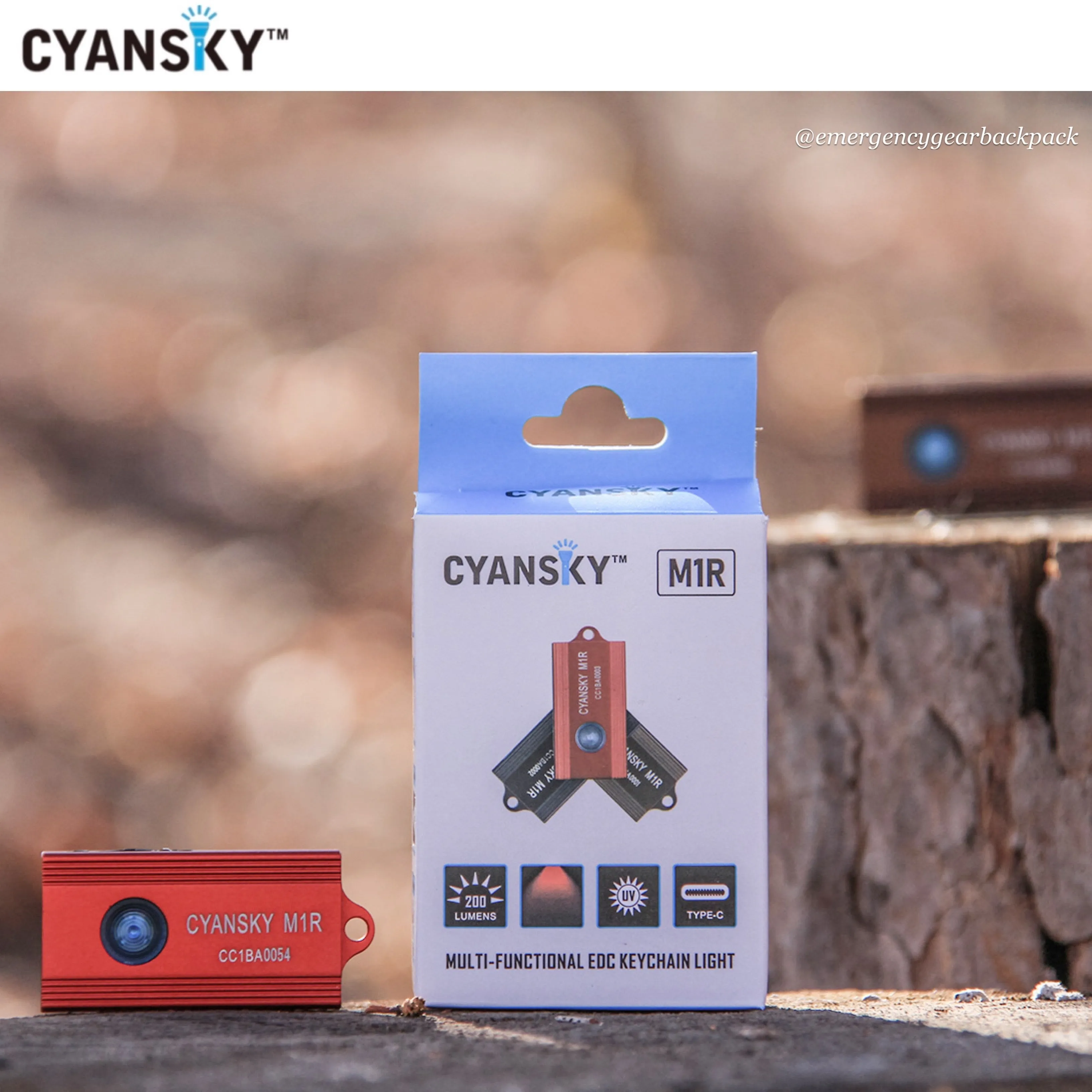 Cyansky M1R Multifunctional Keychain Light