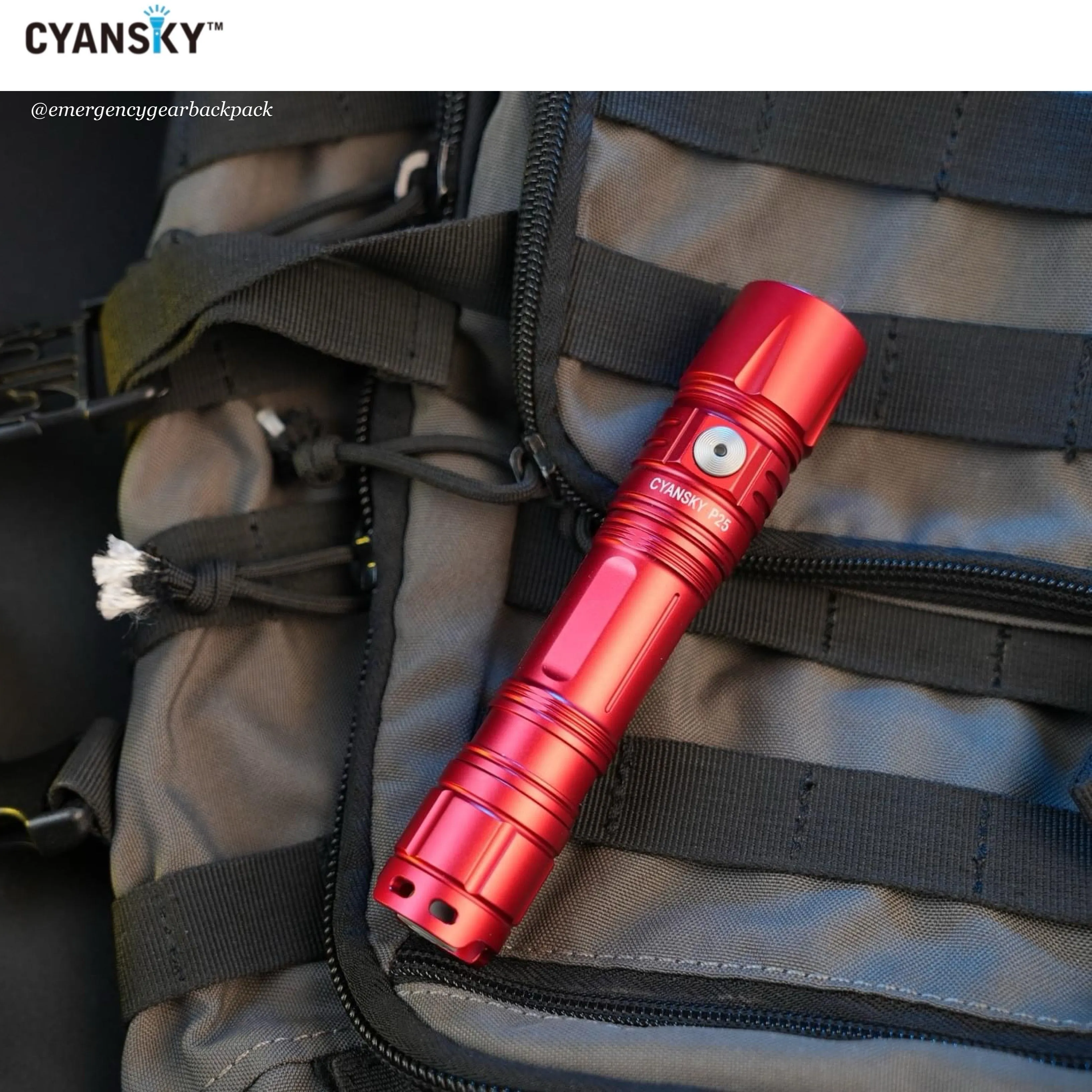 Cyansky P25 V2.0 Outdoor Flashlight 3600LMS 208M