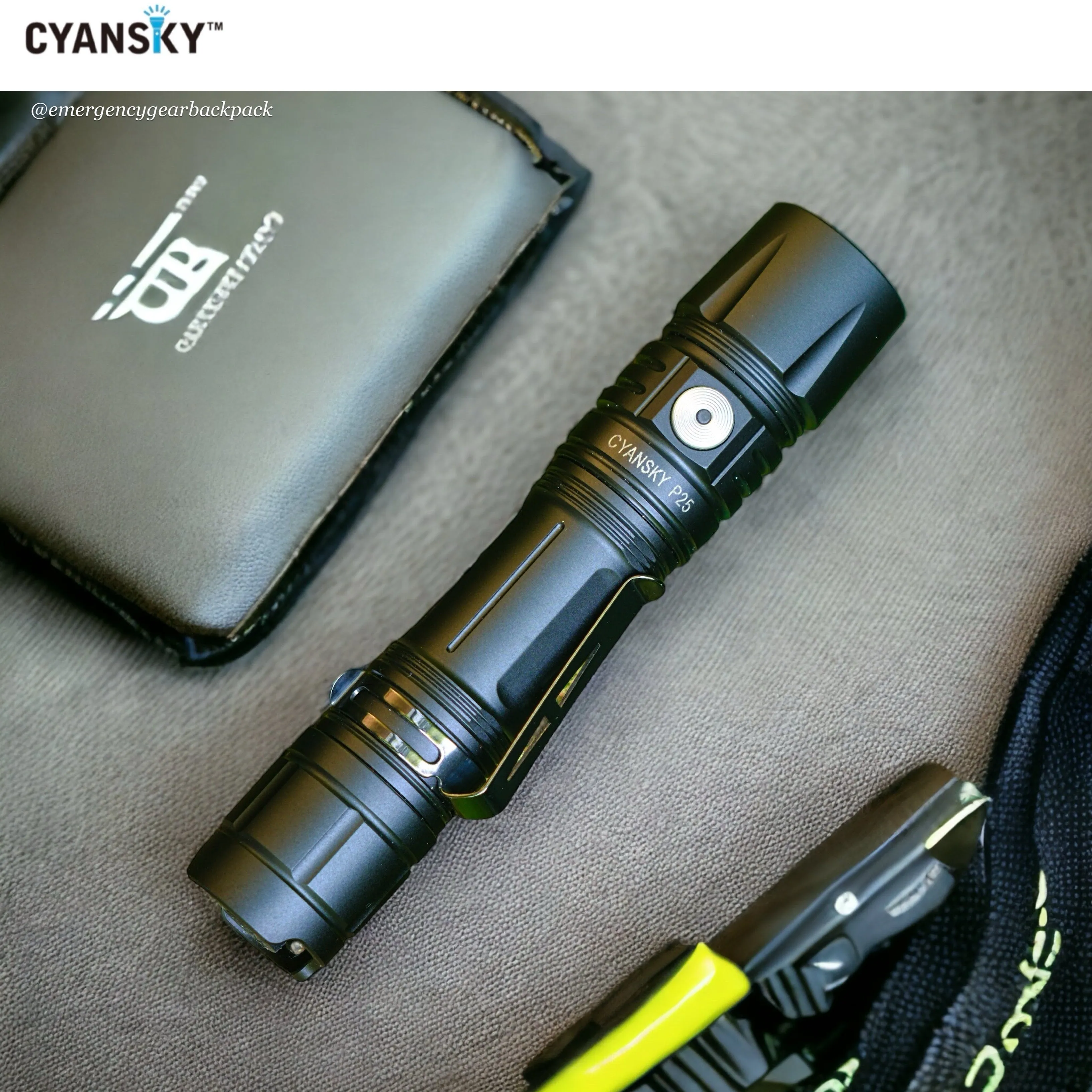 Cyansky P25 V2.0 Outdoor Flashlight 3600LMS 208M