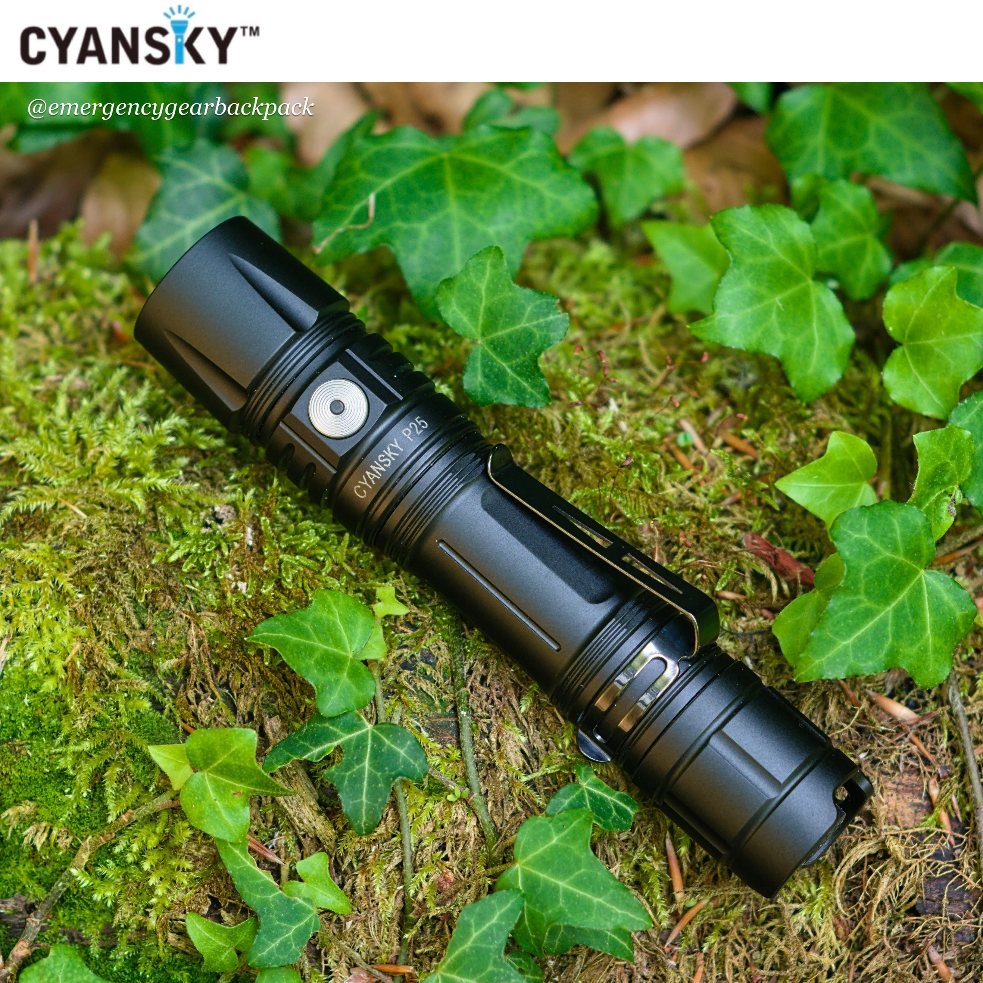 Cyansky P25 V2.0 Outdoor Flashlight 3600LMS 208M