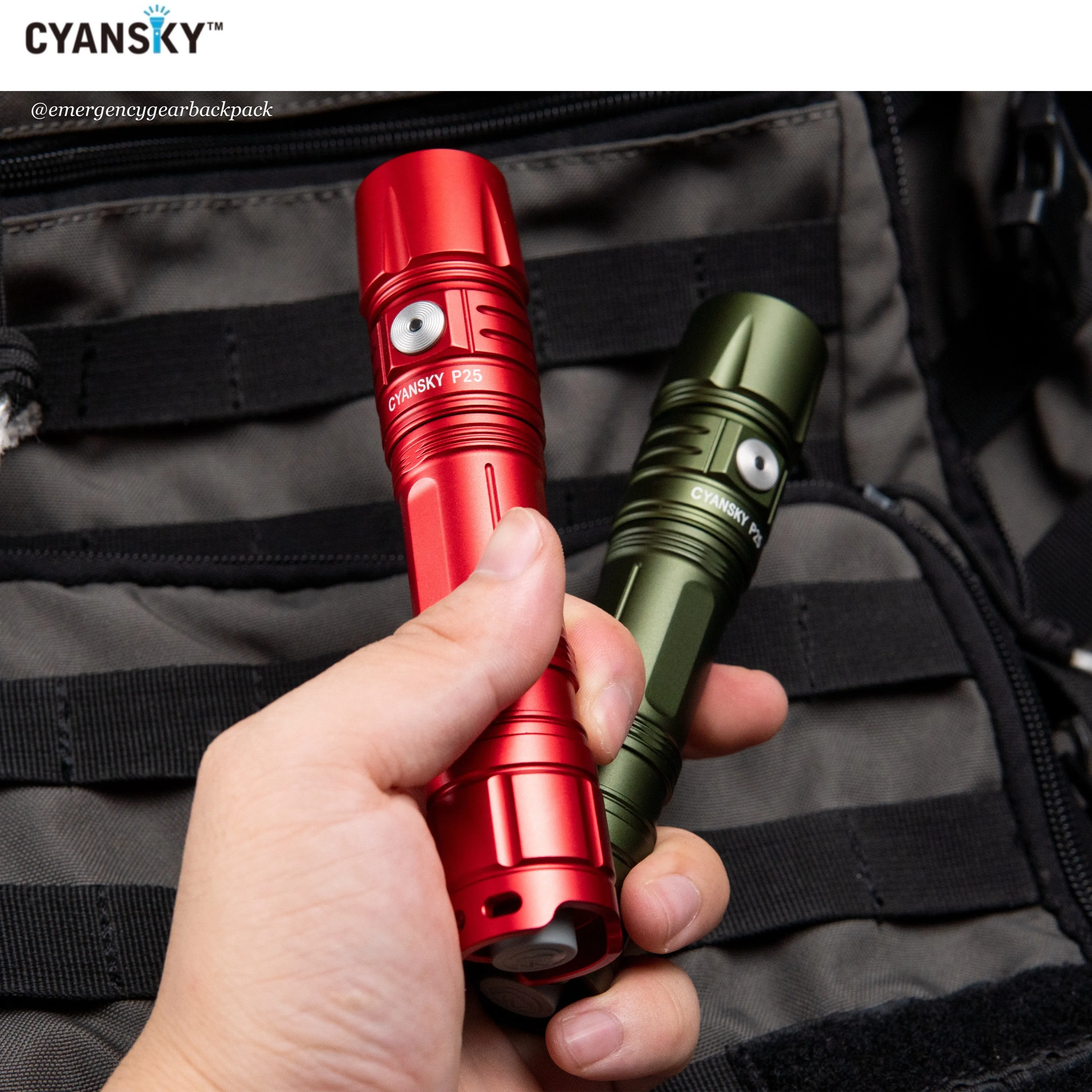 Cyansky P25 V2.0 Outdoor Flashlight 3600LMS 208M
