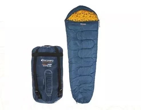 Discovery Adventures Zambezi Camping Mummy Sleeping Bag with Compression Sack