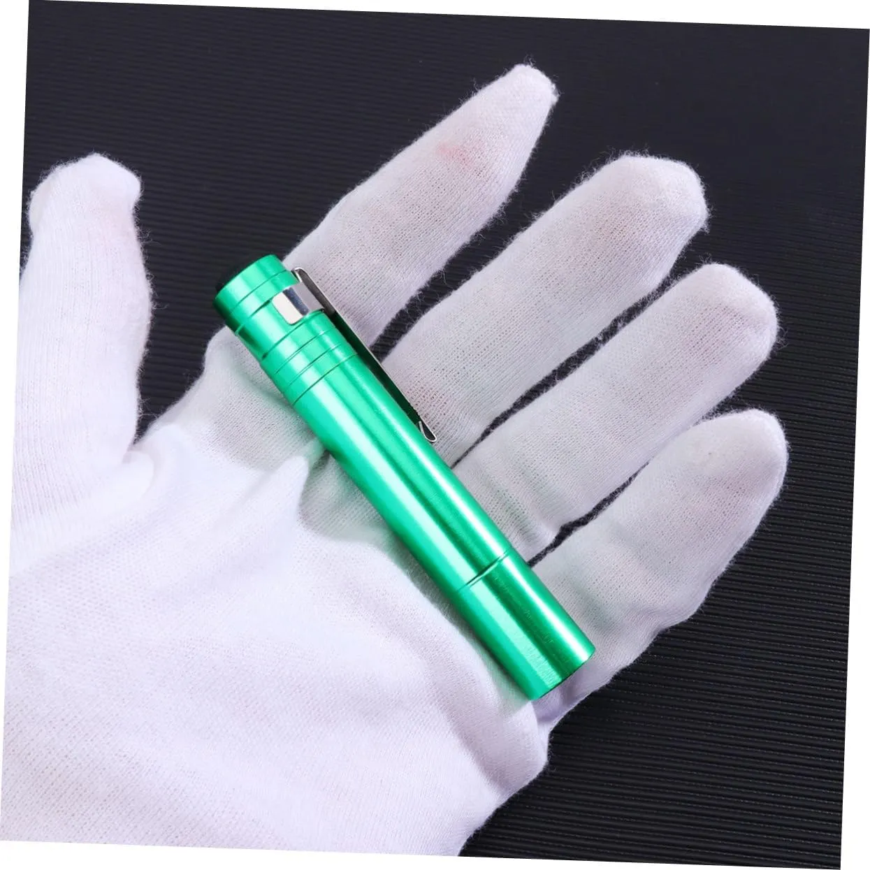 DOITOOL 10 Pcs Handheld Flashlights Pen Flashlight Pocket Torch Small Flashlight Clip-on Fishing