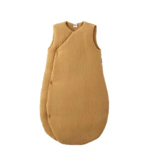 Double Gauze, Kimono sleeping bag in Hazelnut & Dove Gray