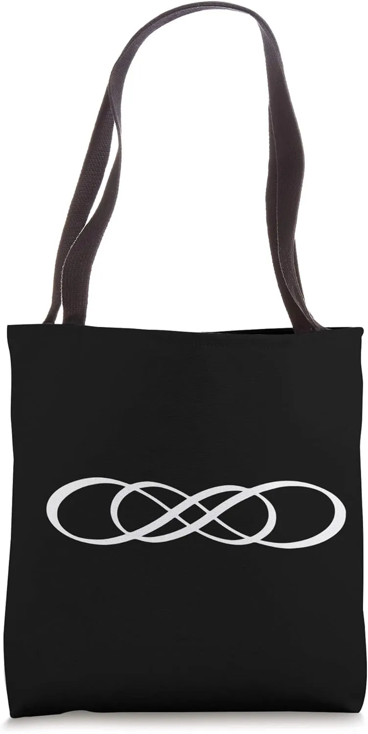 Double Infinity Symbol Tote Bag