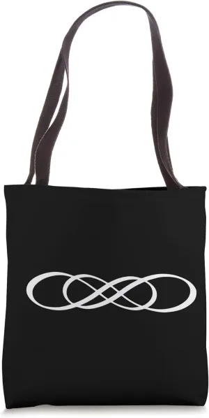 Double Infinity Symbol Tote Bag
