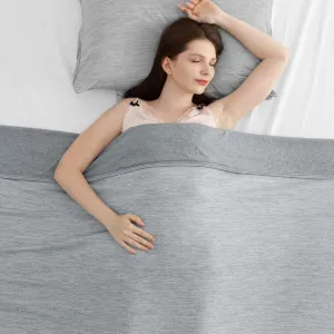 Elegear Revolutionary Cooling Blanket Throw, Absorbs Heat to Keep Body Cool for Night Sweats, Arc-Chill 3.0 Cool Fiber Q-Max>0.5 for Hot Sleepers, Lightweight Summer Cold Blankets for Sleeping, Grey