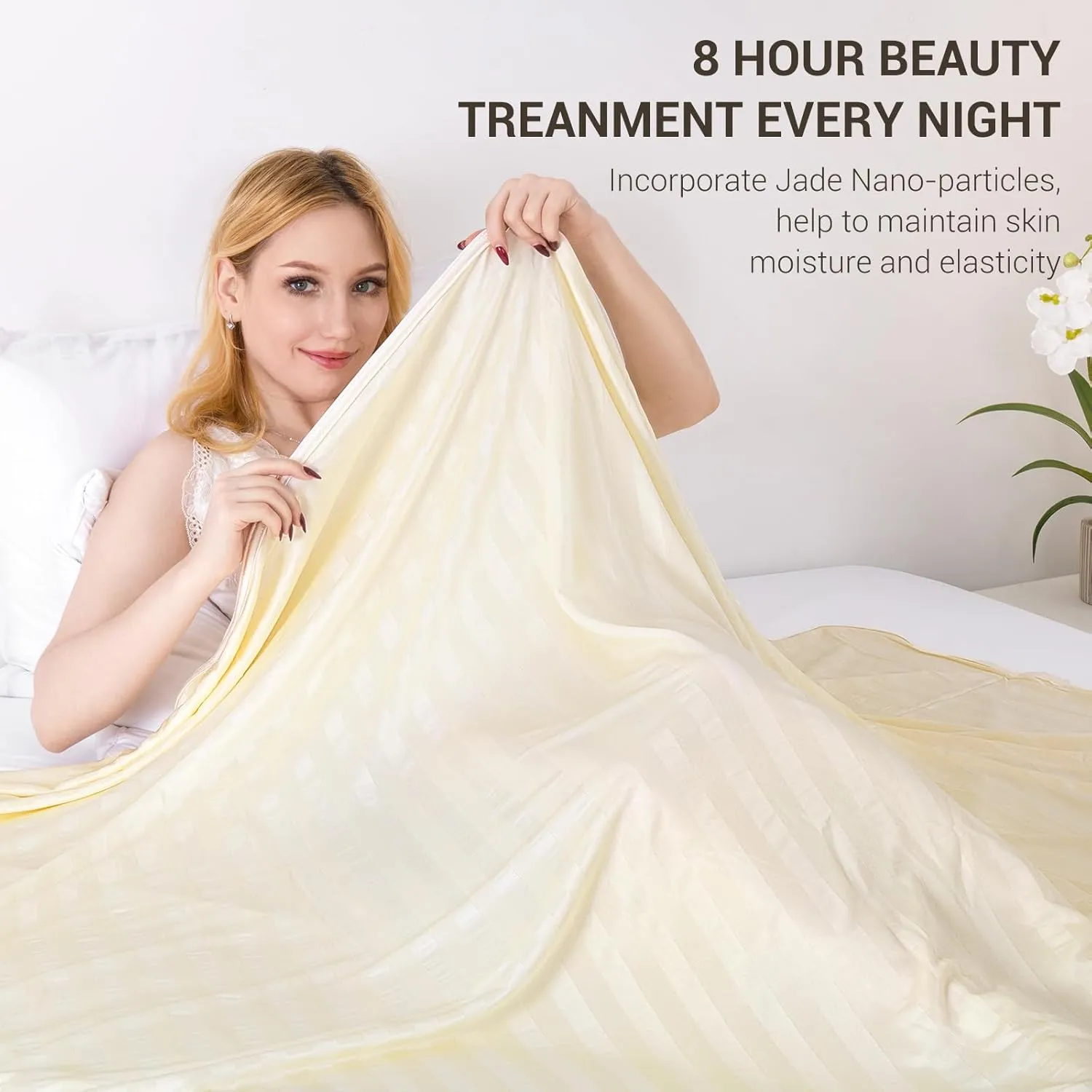 Elegear Revolutionary Cooling Throw Blanket, Absorbs Heat to Keep Body Cool for Night Sweats, Double Sided Arc-Chill3.0 Cooling Fiber Q-Max>0.5, Lightweight Summer Cold Blankets for Sleeping 51“ x 67”