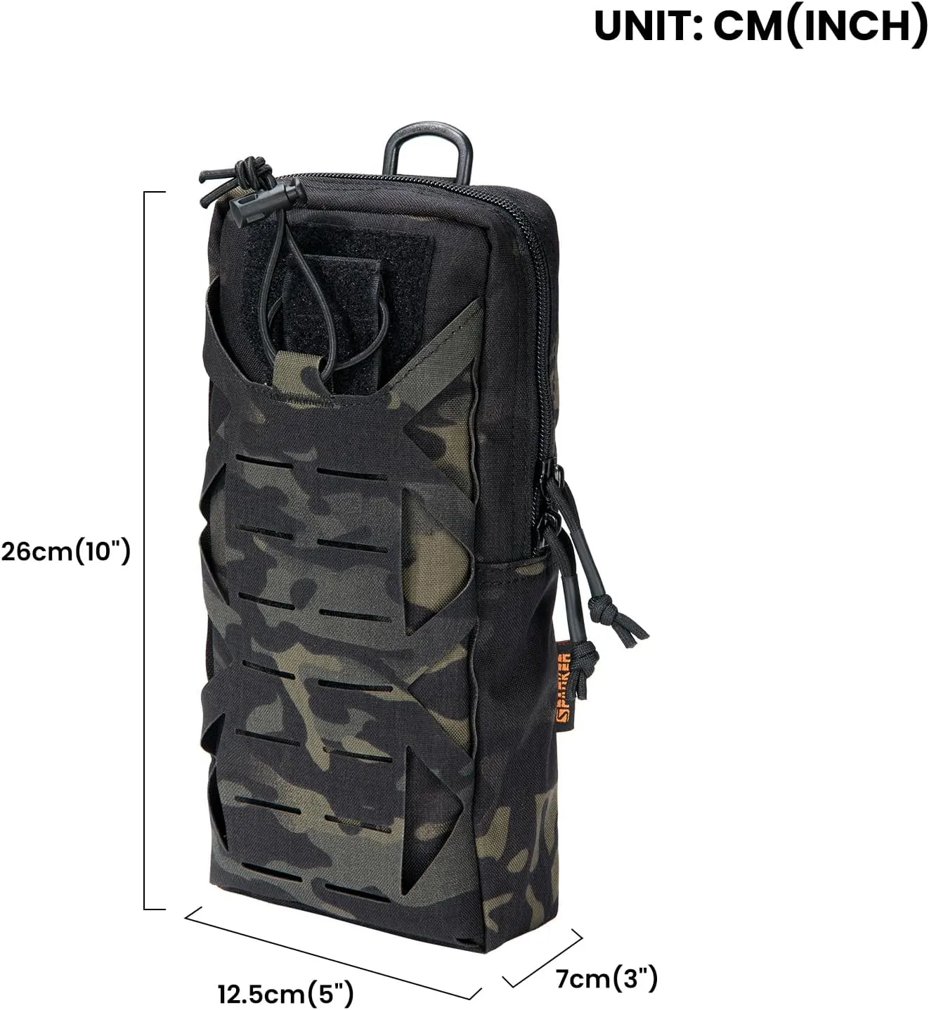 EXCELLENT ELITE SPANKER Tactical EDC Pouch Molle Utility Tool Pouches Gadget Organizer Pocket Waist Belt Bag