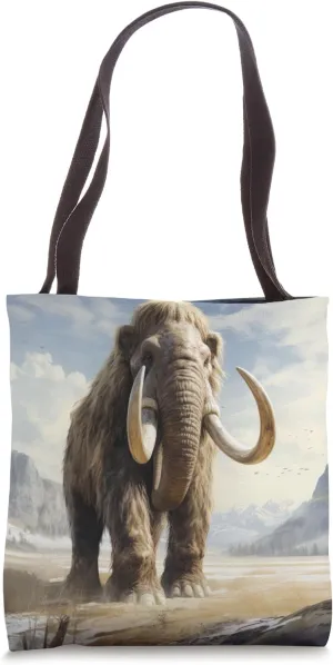 Extinct Mammoth Tote Bag