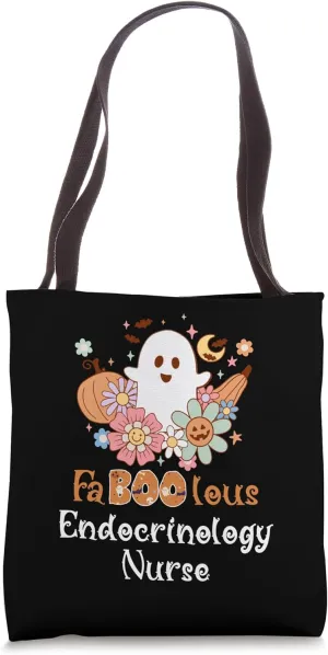 Faboolous Endocrinology Nurse Boo Funny Halloween Tote Bag