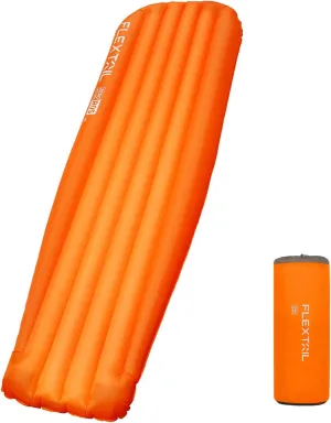 FLEXTAILGEAR Inflatable Sleeping Pad with 6R Value – Ultralight 2.8 Inch Camping Mattress, 4 Seasons Compact Air Mattress for Camping Traveling Backpacking Hiking