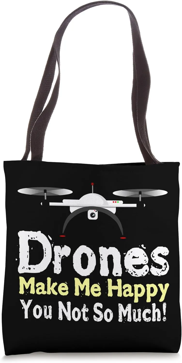 Funny Drones Tote Bag