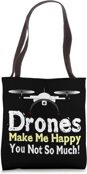 Funny Drones Tote Bag