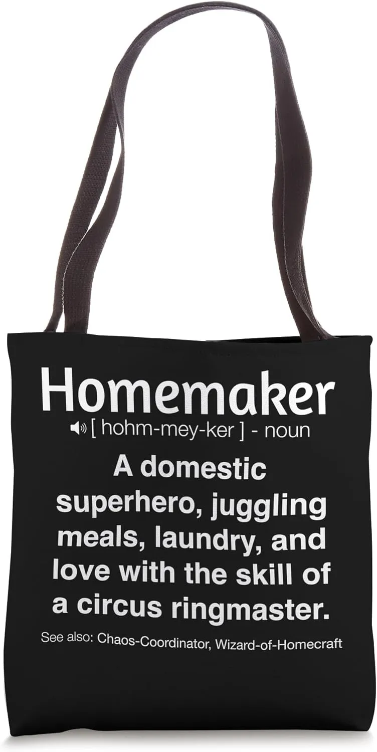 Funny Homemaker Tote Bag
