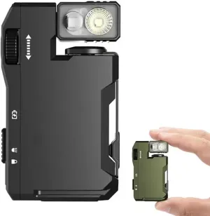 G5 EDC Light 400 Lumens, Priormer Flashlight, Ruben G5 EDC Pocket-Sized Led Light, 400 Lumens Magnetic G5 Rechargeable EDC Mini Flashlight with 180° Rotation & Dual Light (Black)