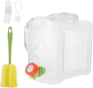 GALPADA 1set Large Water Storage Container with Faucet Outdoor Water Holder for Camping Hiking and Picnics for Use Lightweight Design