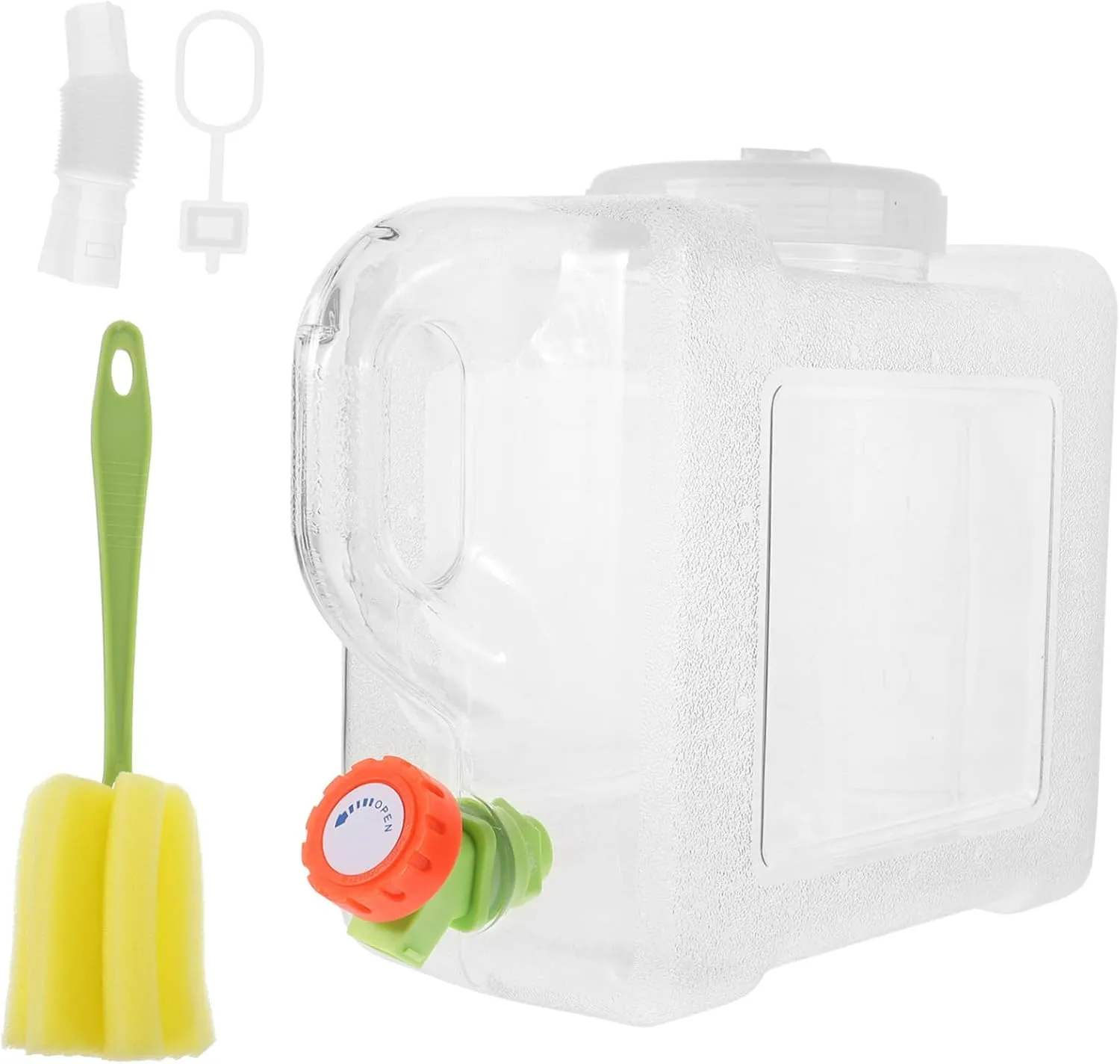 GALPADA 1set Large Water Storage Container with Faucet Outdoor Water Holder for Camping Hiking and Picnics for Use Lightweight Design