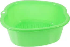 Gatuida Massage Foot Bath Basin Thickened Apple Shaped Foot Bathing Bucket for Relaxation Soothing Portable Foot Soak Tub for Home Use Outdoor Convenience