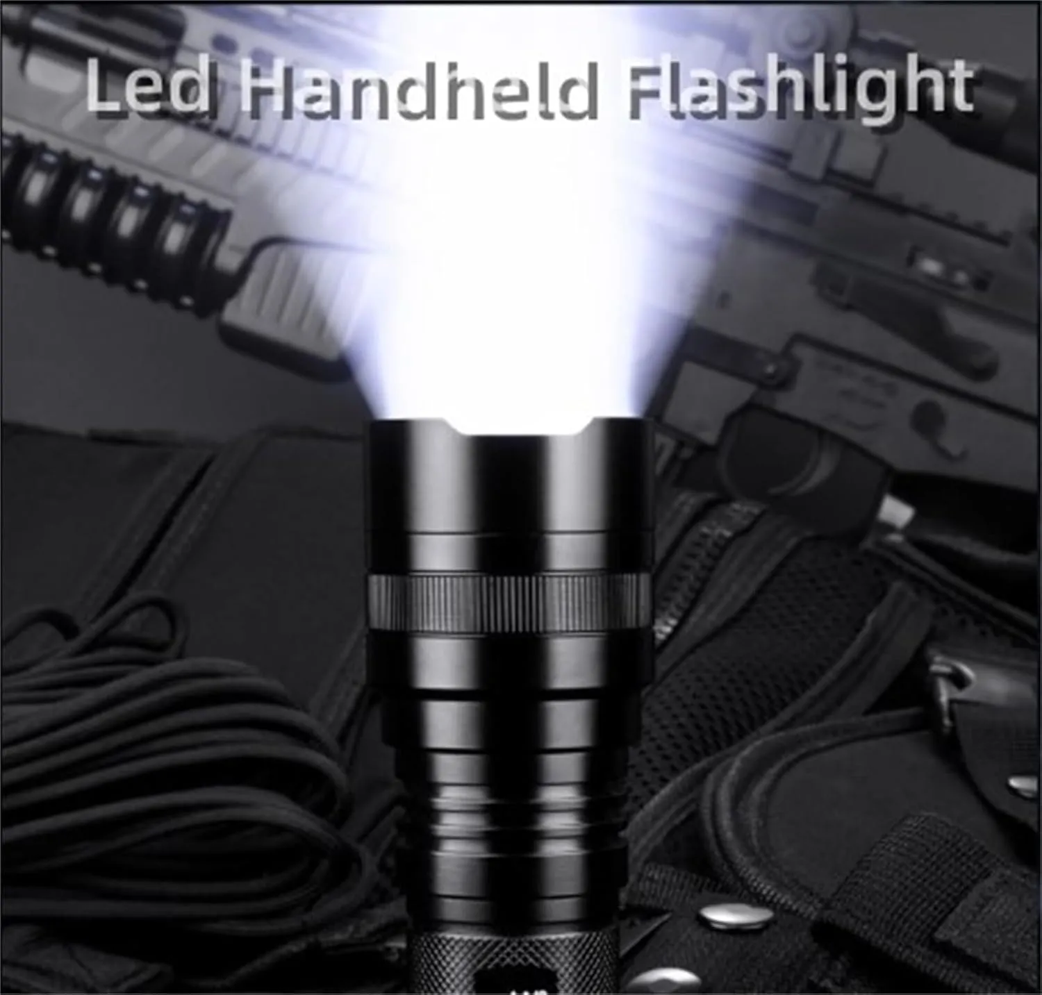 Gootatic Voltguard V95 Stun Torch,Gootatic Stun Flashlight,2025 The Ultimate Survival Flashlight,USB,for Home, Camping, Fishing, Car Essentials and Survival Kits (1pcs)