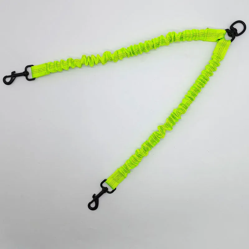 Green Pet Double-Ended Rope   1.5M Leash - Easy to walk two dogs, tangle-free design