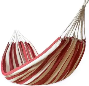 Hammock Camping Hammock Recreation Hammock Outdoor Leisure Double Thick Canvas Indoor College Dormitory Camping Swing Chair for Hikers Hammocks for Outside (Color : Red, Size : 200 * 100cm)