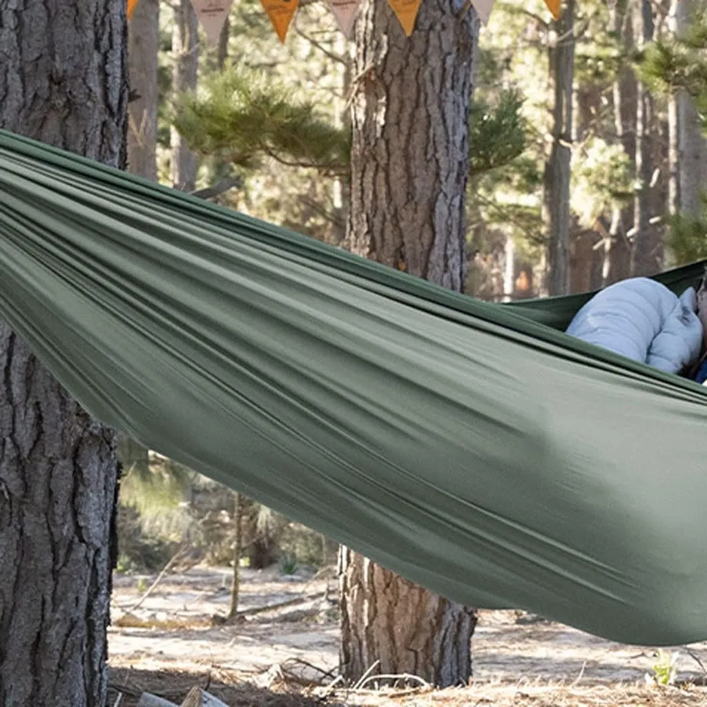 Hammocks Camping Hammock Single Or Double Sized Indoor & Outdoor Hammocks with Storage Bag Camping Accessories, 290*148cm, Grey
