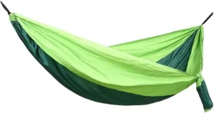 Hamock Outdoor Camping Parachute Nylon Cloth Single Double Outdoor Camping Cycling Indoor Leisure Outdoor Hammock Hanmock(Green,B)