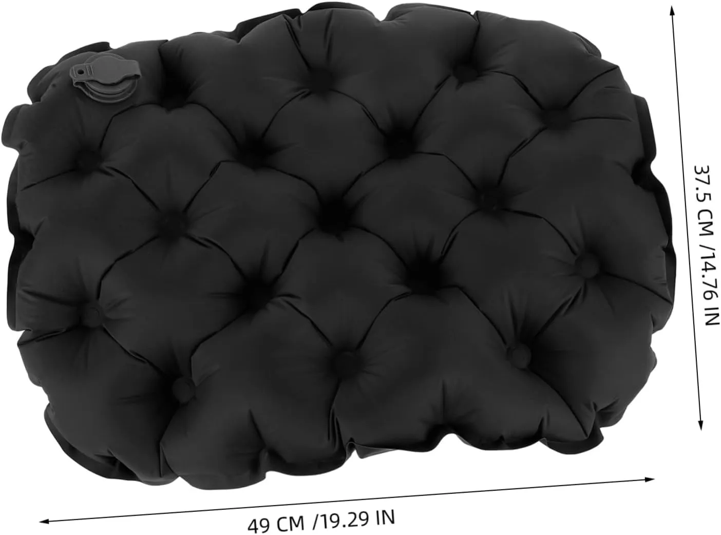 Happyyami Portable Inflatable Seat Pad Foldable Camping Chair Cushion for Airplane Beach Picnic Outdoor Travel