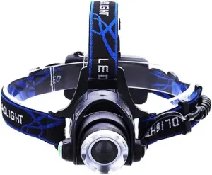 Headlight Strong Light Charging Induction Zoom Head-Mounted Flashlight Night Fishing Miner's Lamp Hernia Small 3000