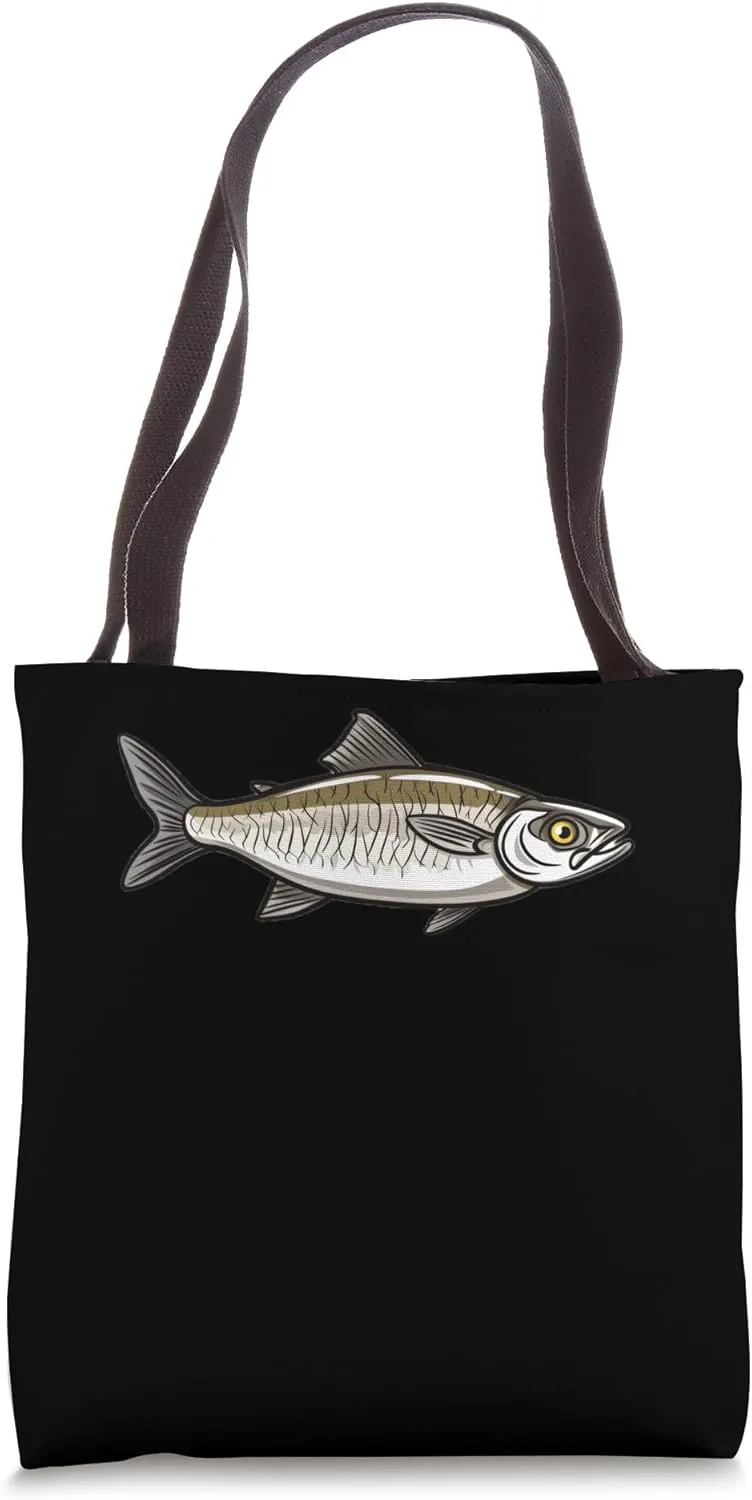 Herring Cartoon Tote Bag