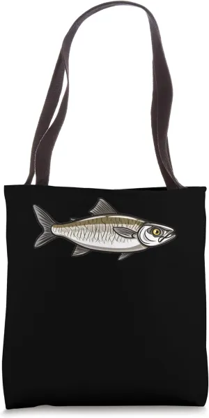 Herring Cartoon Tote Bag