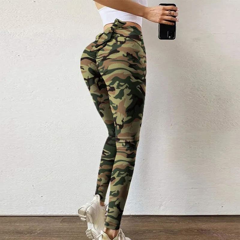 high elasticity sweat absorbent digital printing bow knot rope pants leggings high waist slim yoga pant women