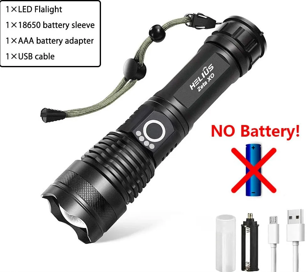 High Power Rechargeable Led Flashlight