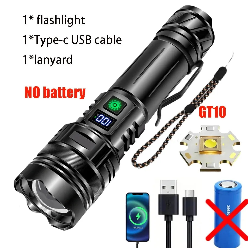 High Power Type-C LED Flashlight