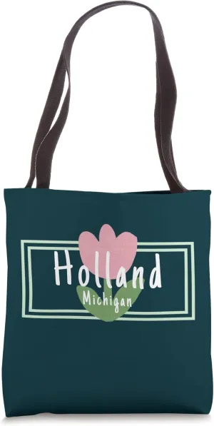 Holland Michigan Michigander Great Lakes Souvenir Gift Tulip Tote Bag