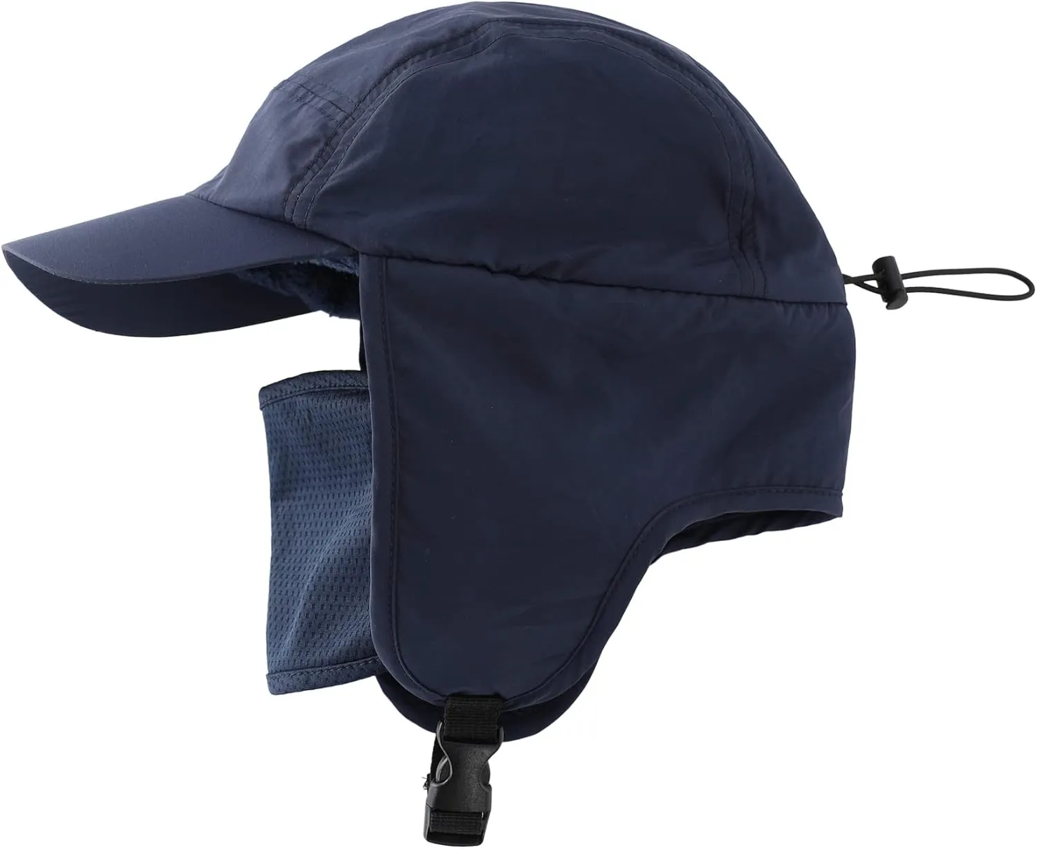 Home Prefer UPF50  Waterproof Mens Winter Hat Fleece Lined Earflaps Trooper Trapper Hat for Hunting Hiking Cycling Face Cover