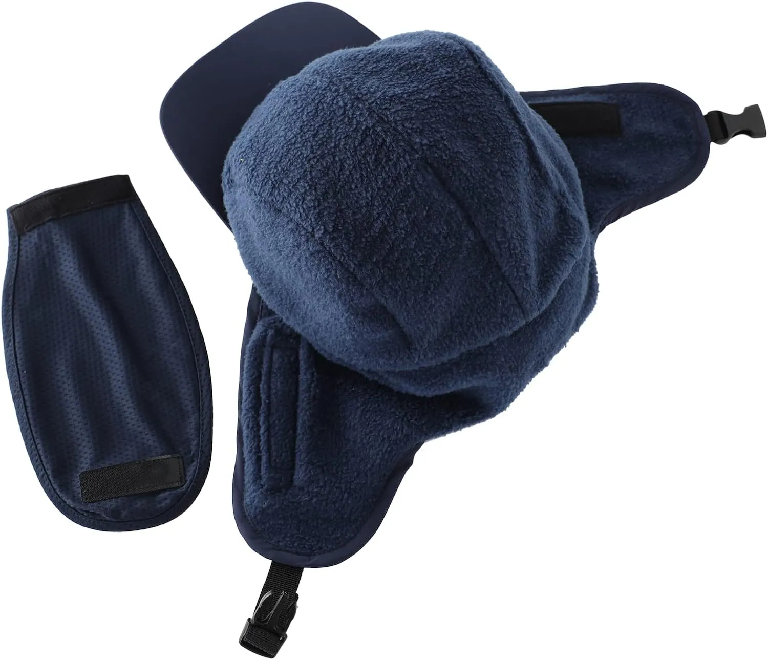 Home Prefer UPF50  Waterproof Mens Winter Hat Fleece Lined Earflaps Trooper Trapper Hat for Hunting Hiking Cycling Face Cover