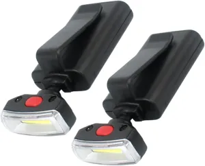 Homoyoyo 2pcs Led Clip-on Hat Light Battery- Outdoor Pocket Light Wide Beam Hat Lamp for Hiking Fishing Sailing