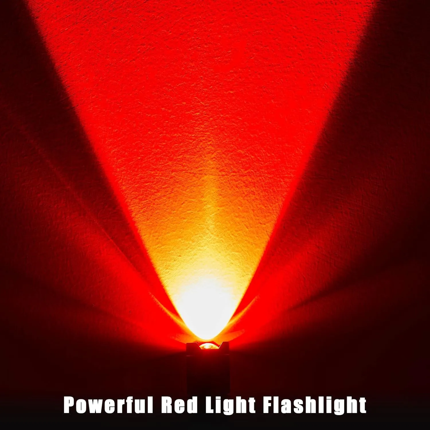 Honoson 4 Pieces Red Light Flashlight LED Single Mode Torch 1 Mode Scalable Red Lens Filter Flashlight for Night Astronomy Aviation Observation Beach Turtle Safe