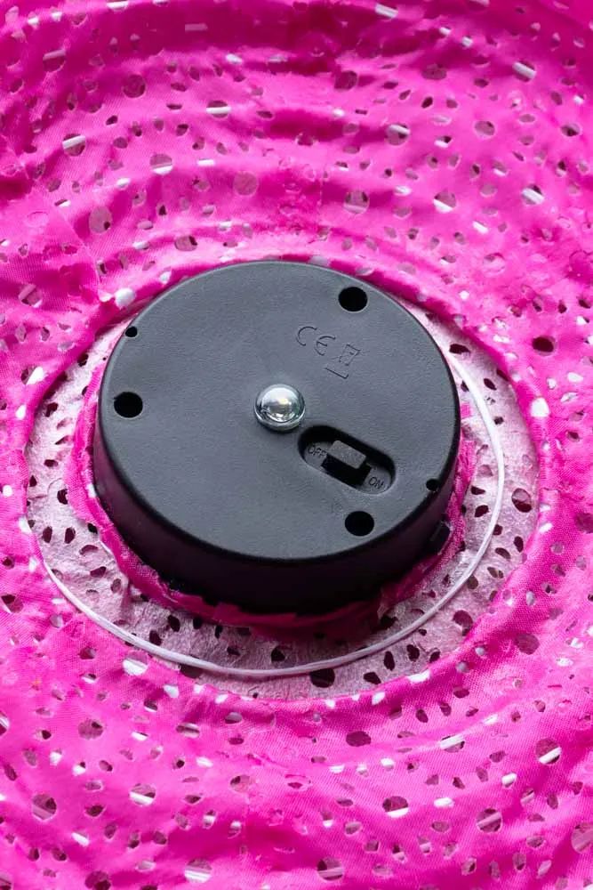 Hot Pink Hanging Outdoor Solar Lantern