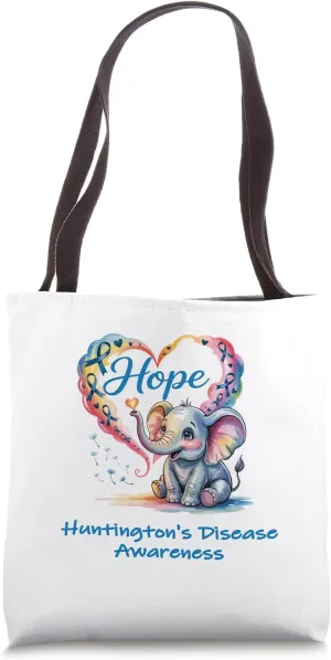Huntington's Disease Awareness Tote Bag