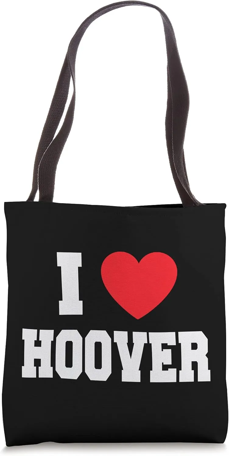 I Love Hoover Tote Bag