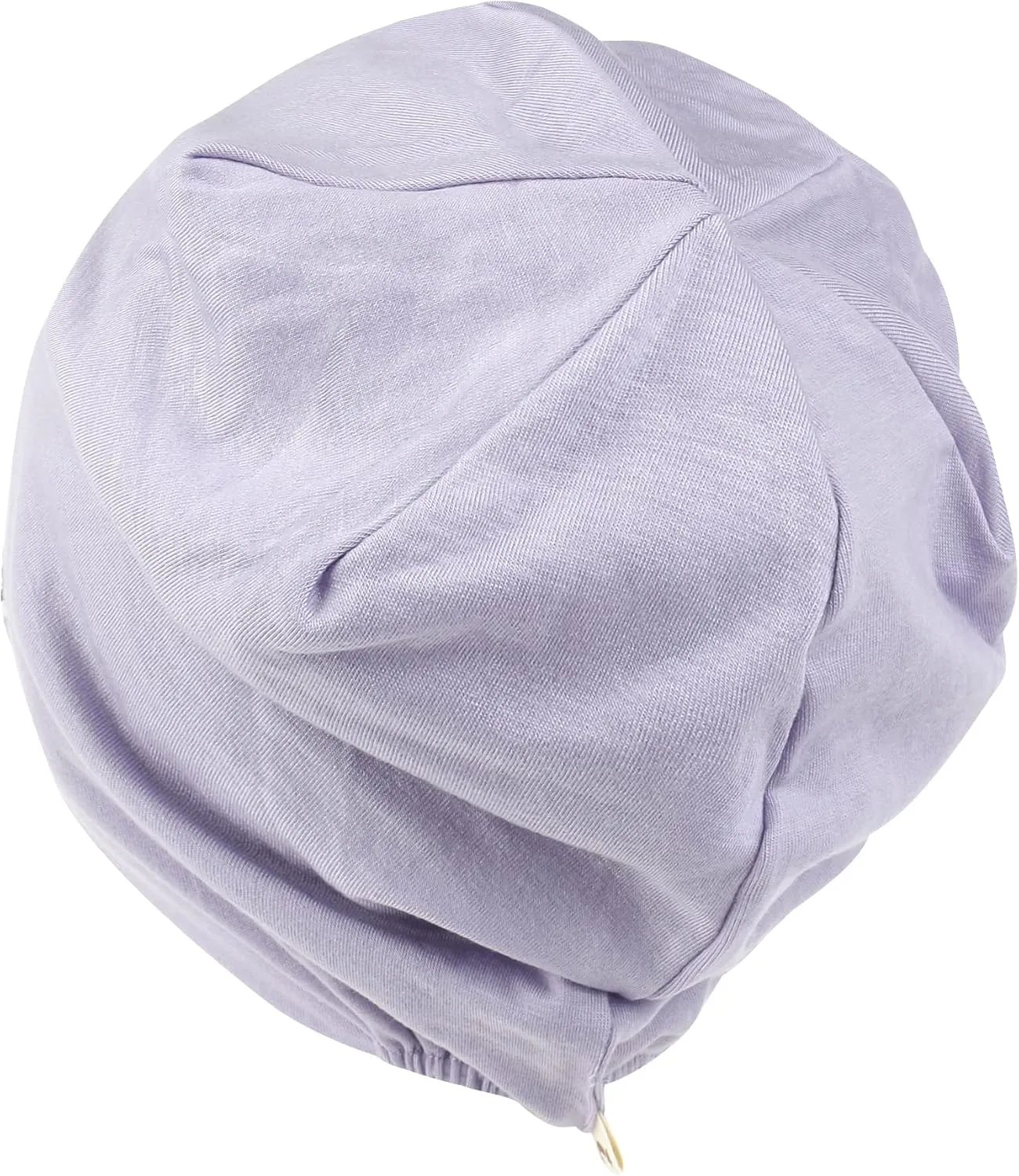 ililily Tencel Lyocell Flower Trim Chemo Hair Loss Beanie Ultra Soft Stretchable Head Cover Sleep Hat