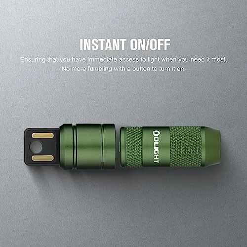 IMINI 2 EDC Rechargeable Keychain Flashlight,50 Lumens Compact & Portable Mini Light