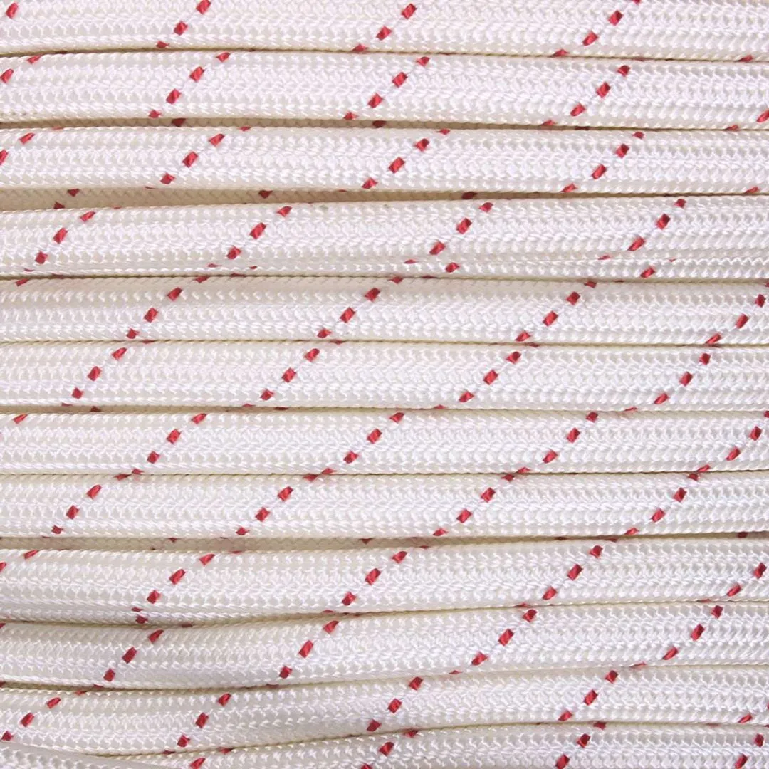 INDIAN STATIC ROPE 10MM-WHITE/RED